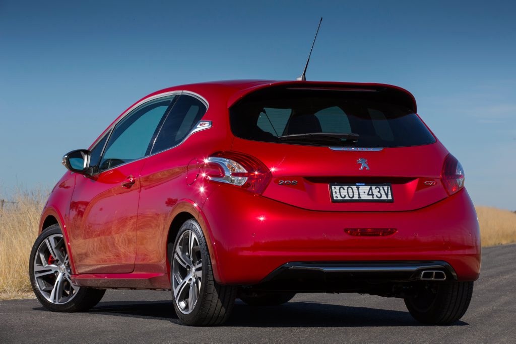 The Peugeot 208 GTi. The Peugeot 208 GTi.